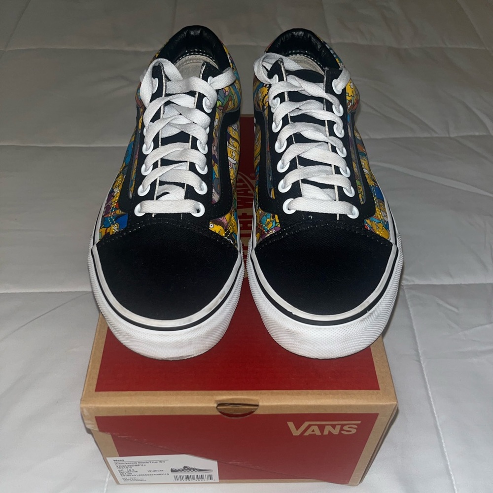 Slightly worn Vans